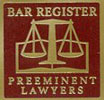 Bar Register Preeminent Lawyers